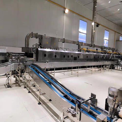 cake production line achieves efficient continuous production